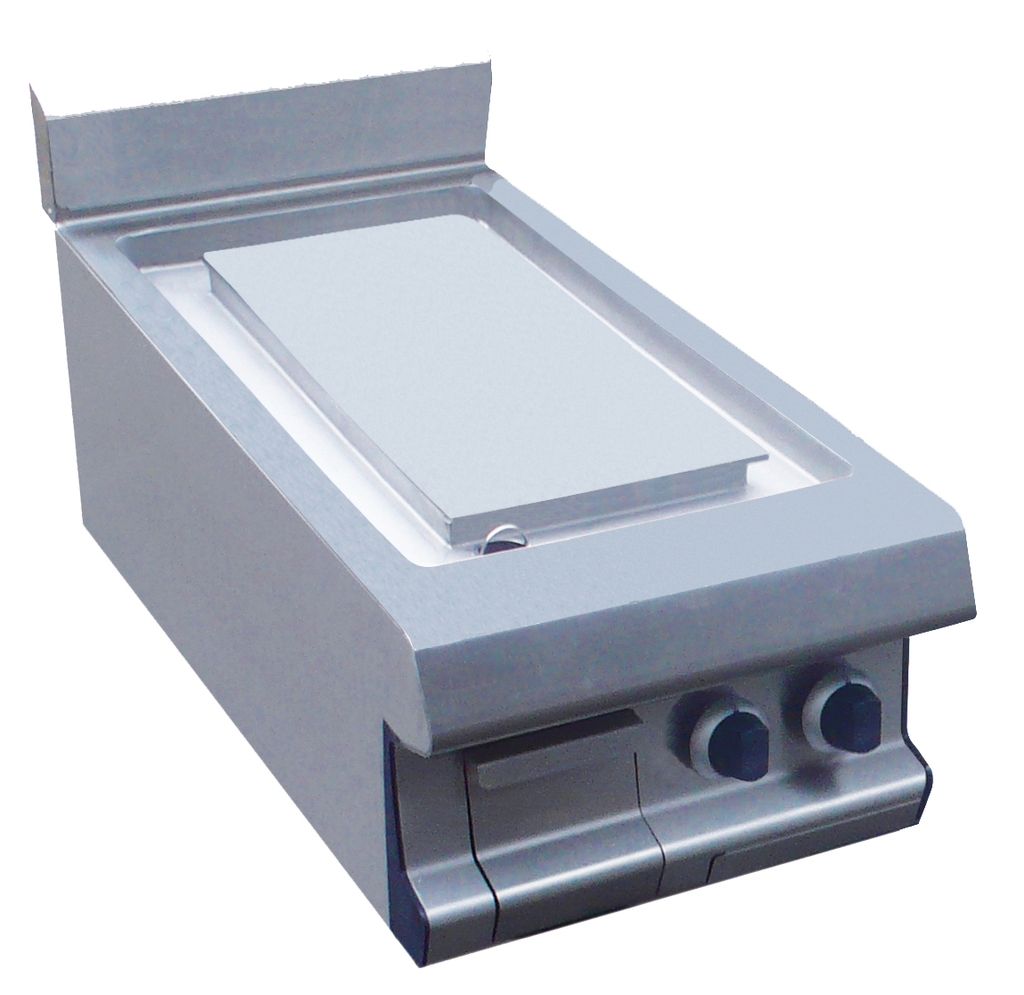 Plancha électrique - 1 zone de chauffe rainurée - CAPIC W381512 - X050976