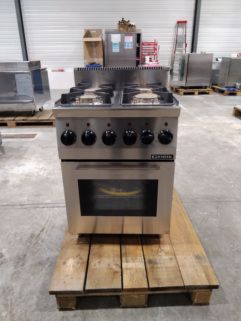 Fourneau - 4 feux gaz - four électrique - GIORIK LPG694E