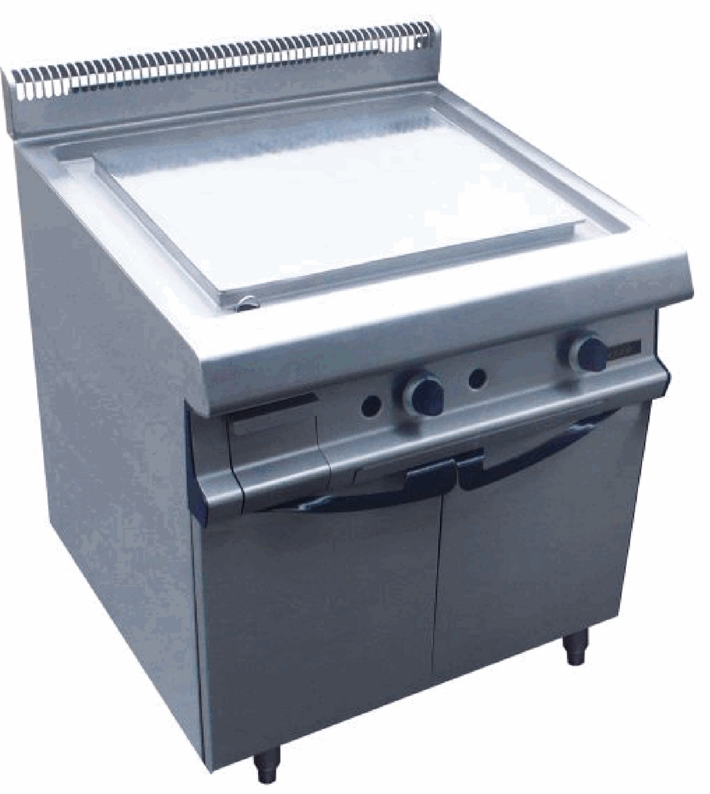 Plancha - gaz - 2 zones de chauffe lisses - inox - CAPIC W291535