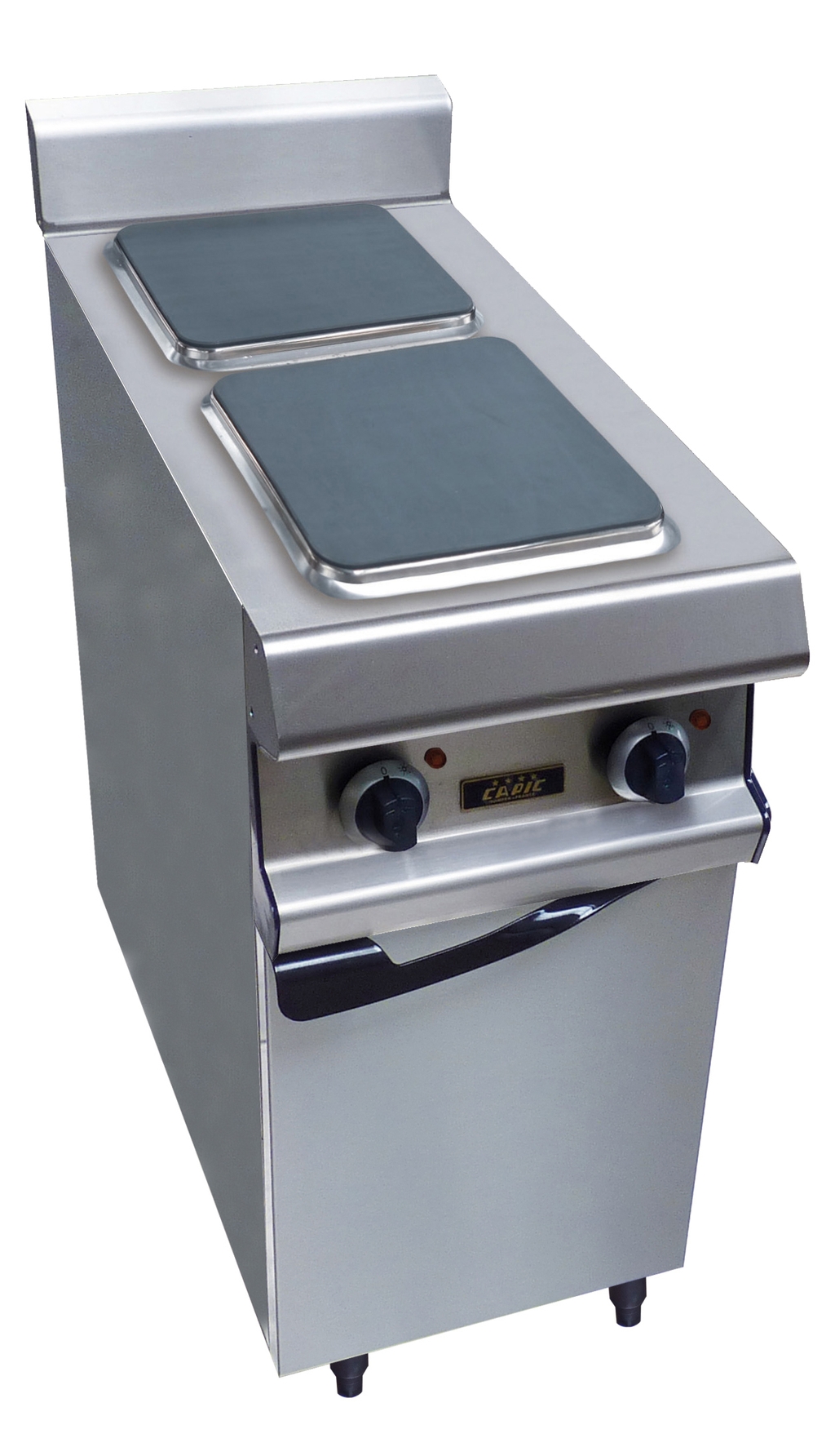 Piano de cuisson sur placard ouvert - 2 plaques fonte électriques - CAPIC W380721