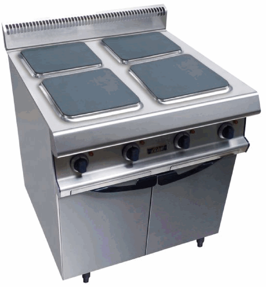 Piano de cuisson sur placard fermé - 4 plaques fonte électriques - CAPIC W380331