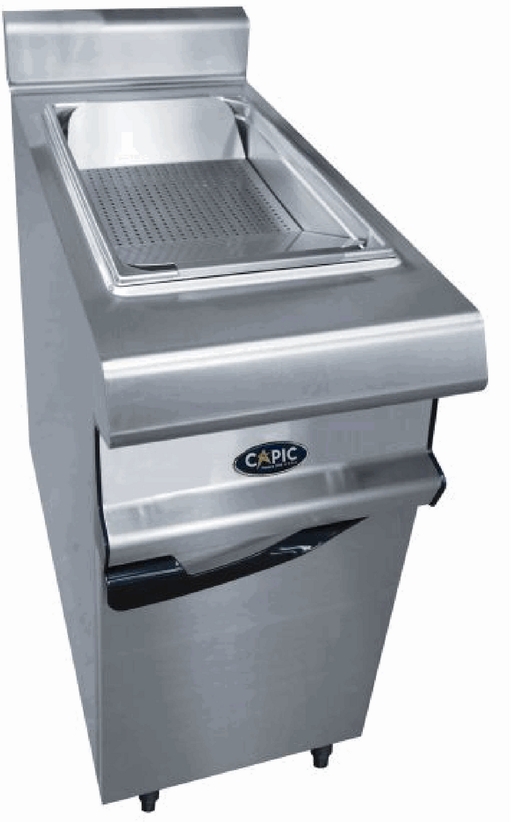 Bac de salage avec rampe chauffante - GN1/1 - CAPIC W382231