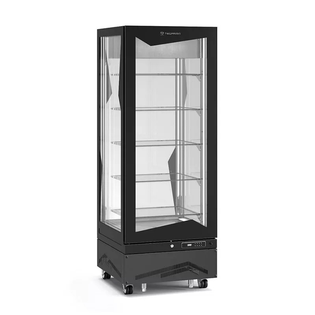 Vitrine 4 faces vitrées bi-température - 450L - 545x425 - TECFRIGO MAR451BTV