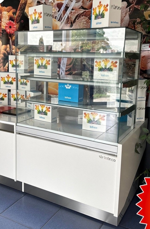 Vitrine pâtissière - 3 étages -  Infrico VLY9