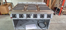 Piano de cuisson électrique - 6 plaques carrées - fonte - Offcar - M9CQE06 n°1