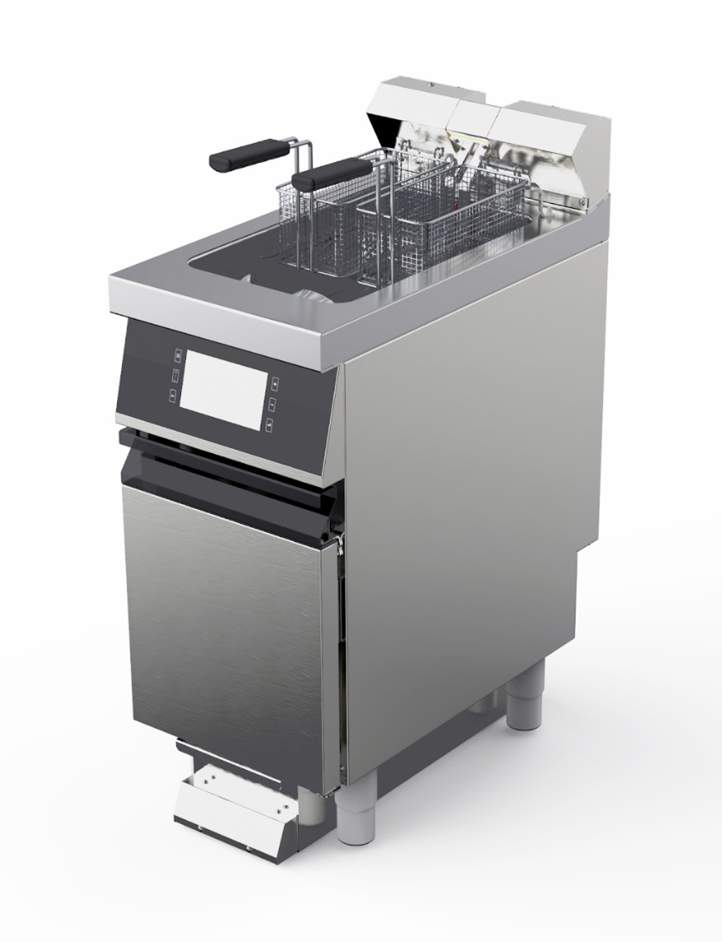 Friteuse haut-rendement - électrique - 20L - filtration auto - Offcar N9FRE20HPF