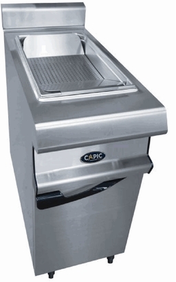Bac de salage avec rampe chauffante - GN1/1 - CAPIC W382231 n°1