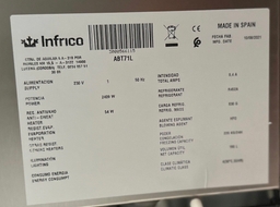 Cellule de surgélation - 7 niveaux - 30 kg de réfrigération -  Infrico ABT7 1L n°2