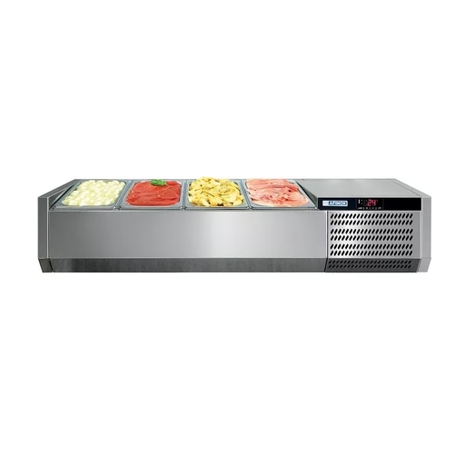 Saladette - 9 bacs GN1/3 - AFINOX VRS+2005S