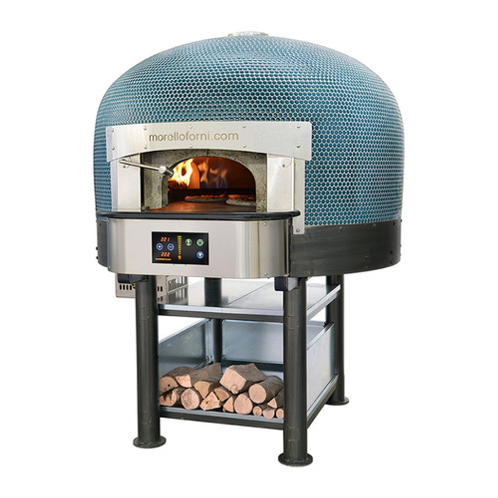 Four à pizza napolitain statique hybride bois/gaz 4 x ø 30cm - Morello Forni PGi100 CM n°1
