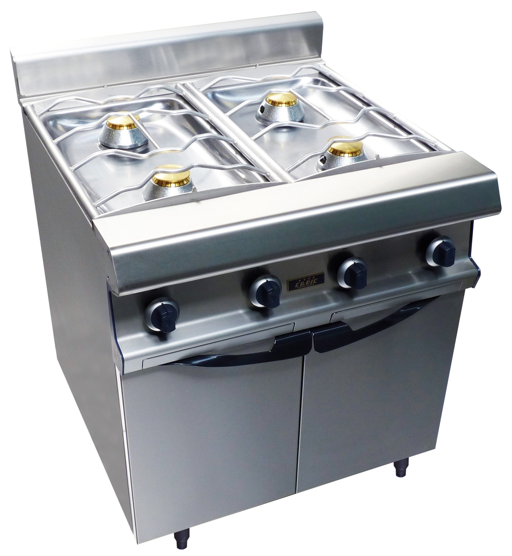 Piano de cuisson sur placard fermé - 4 brûleurs gaz - CAPIC W380231
