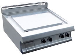 Plancha électrique - 2 zones de chauffe - 1/3 rainuré 2/3 lisse - CAPIC W381511 + X051501 n°1