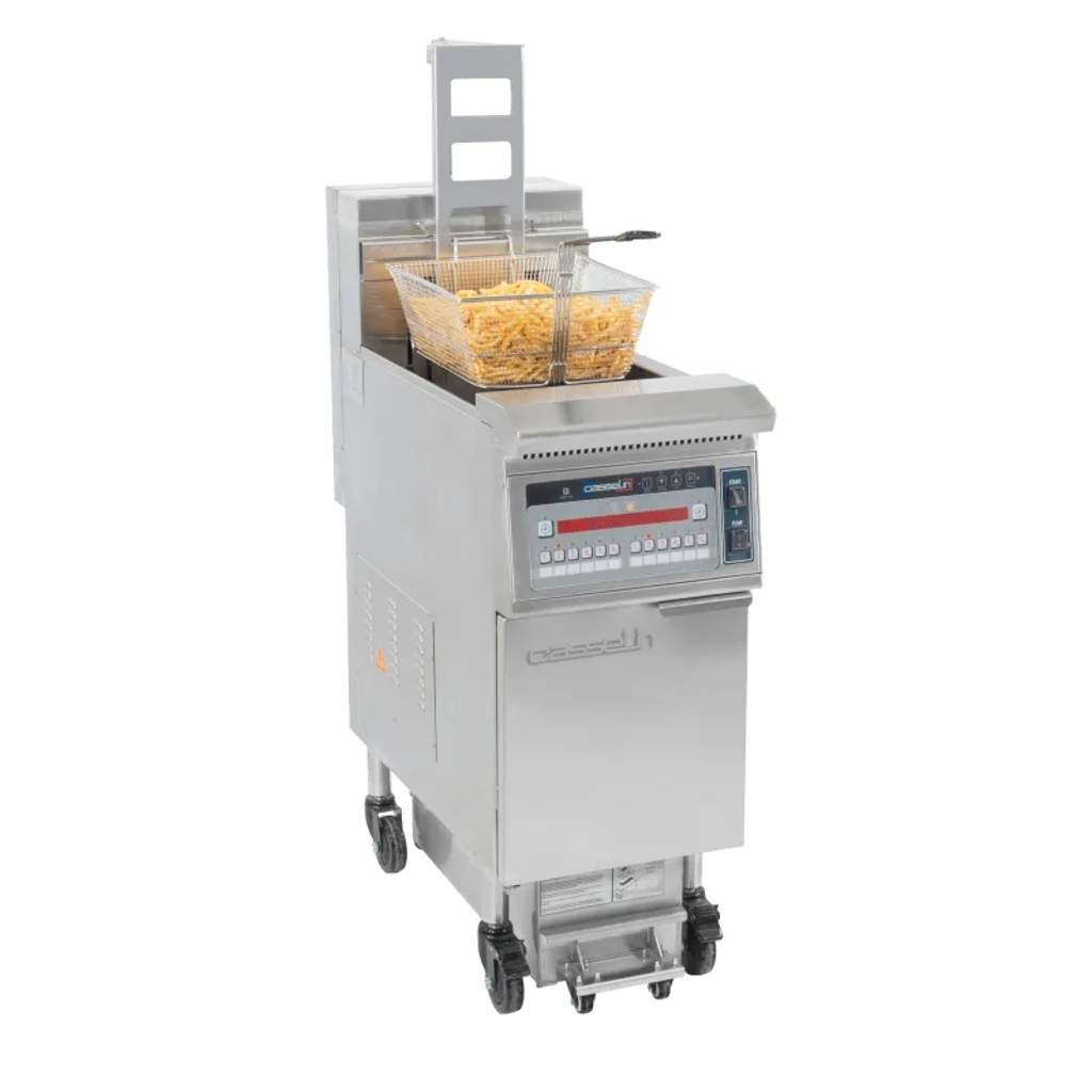 Friteuse électrique avec relevage automatique et filtration - 22L - Casselin - CFPRAF22