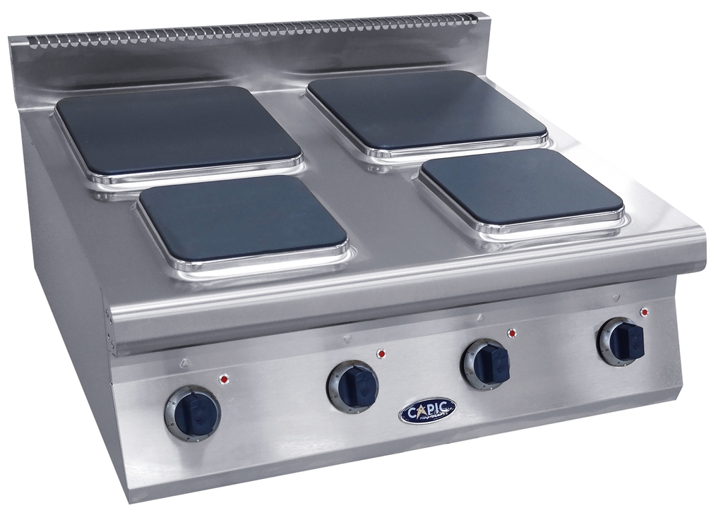 Piano de cuisson à poser - 4 plaques fonte électriques - Capic W540311
