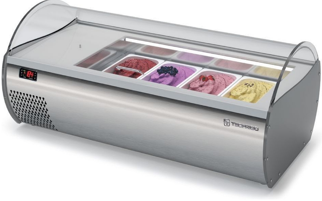 Vitrine à glace - 4 bacs - TECFRIGO MICROGEL4 n°1