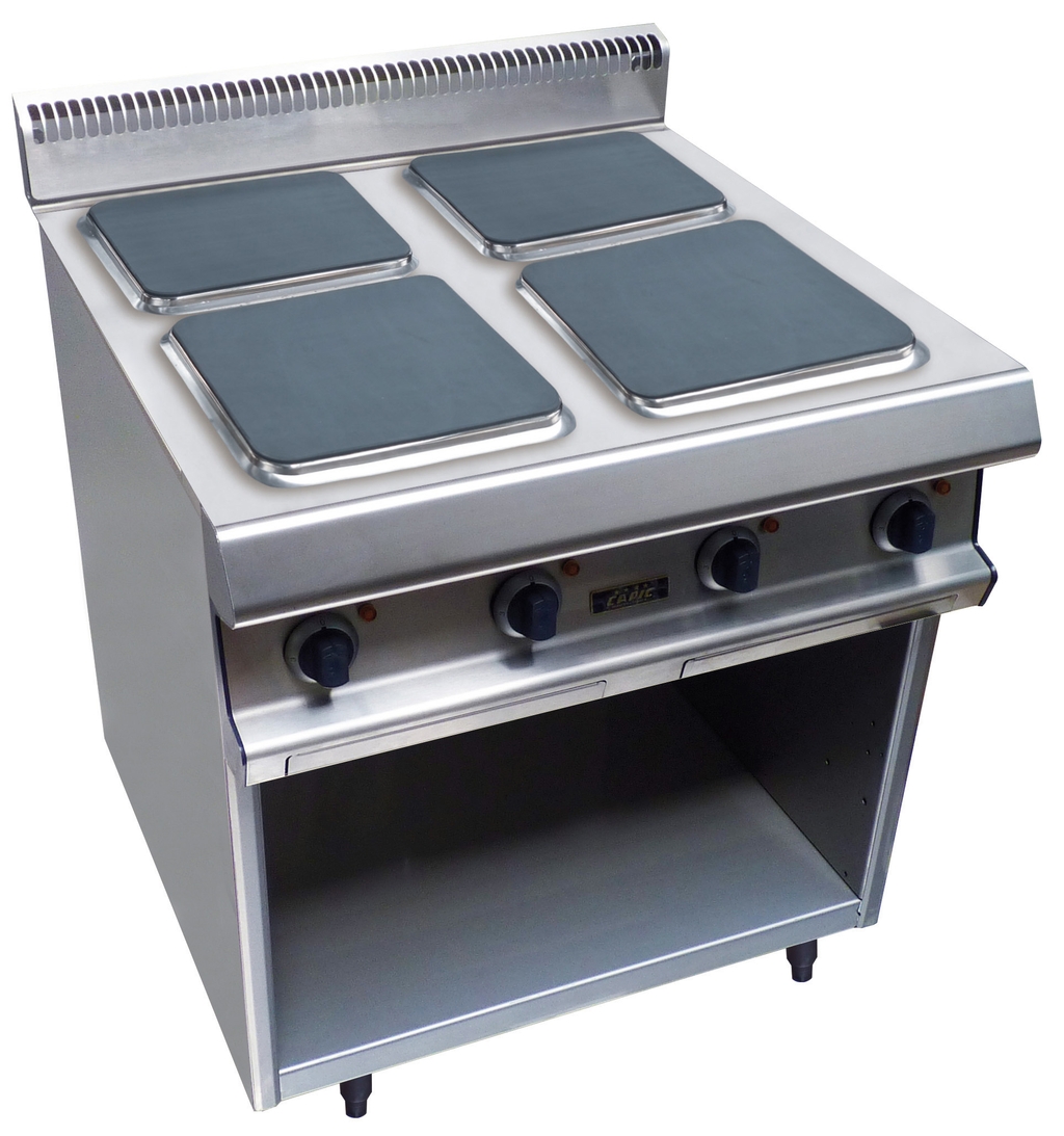 Piano de cuisson sur placard ouvert - 4 plaques fonte électrique - CAPIC W380321