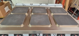 Piano de cuisson électrique - 6 plaques carrées - fonte - Offcar - M9CQE06 n°2