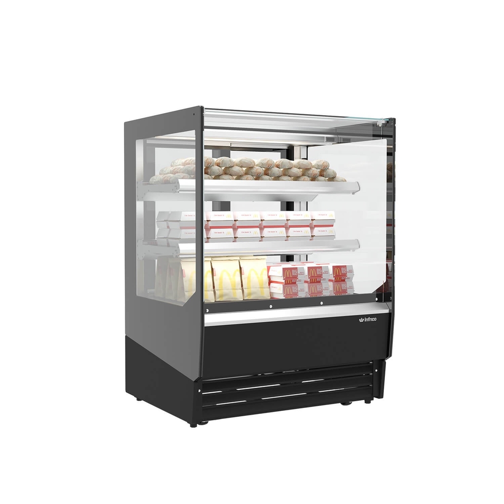 Vitrine chauffante - 2 étagères - Infrico VBR9PC