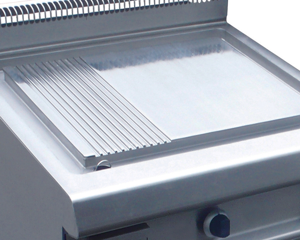 Plancha électrique - 2 zones de chauffe - 1/3 rainuré 2/3 lisse - CAPIC W542916 - X050981 n°2