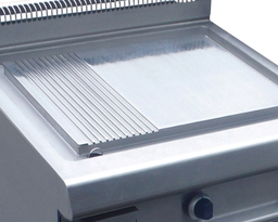 Plancha électrique - 2 zones de chauffe - 1/3 rainuré 2/3 lisse - CAPIC W542916 - X050981 n°2