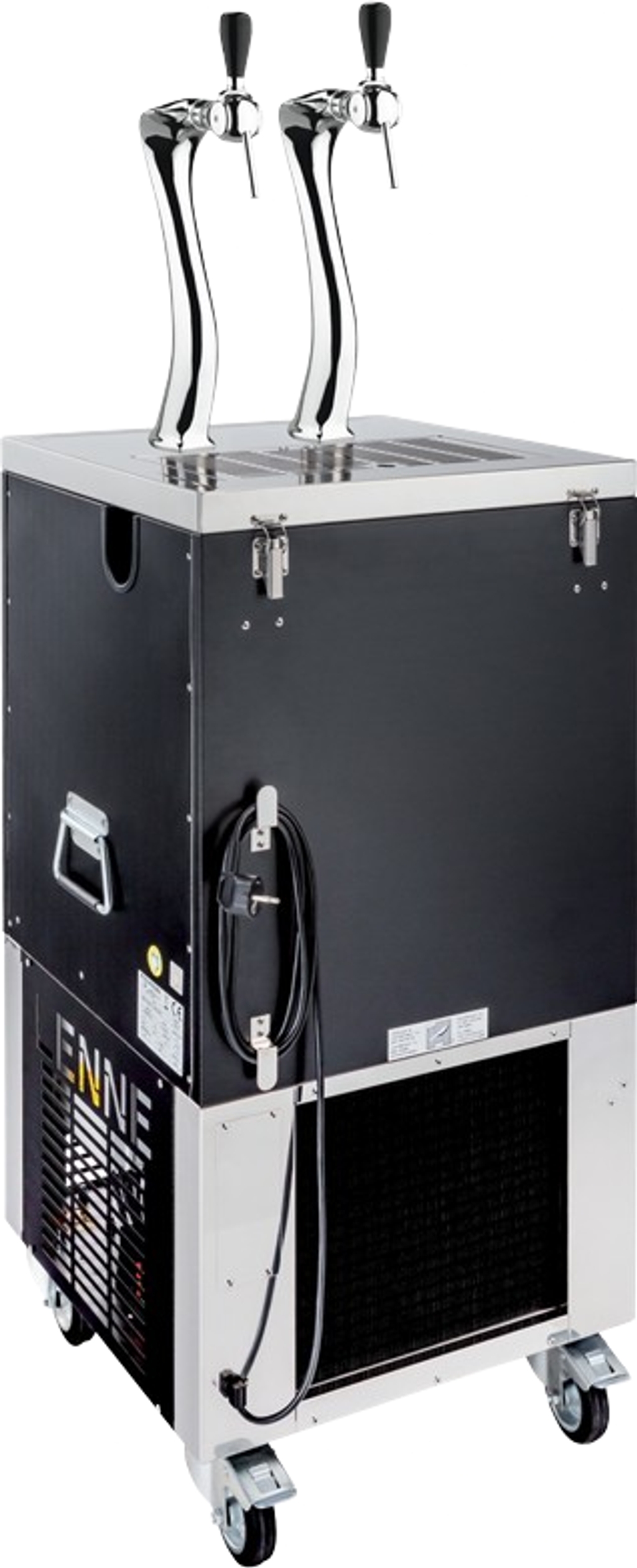 LENNE - Pack Tireuse à bière mobile banc de glace V300 SKIN inclus 2 x tête de tirage Guest + clé de démontage