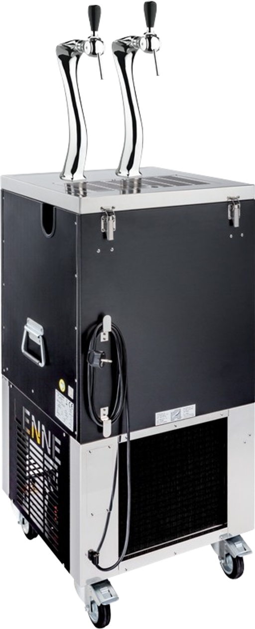 LENNE - Pack Tireuse à bière mobile banc de glace V300 SKIN inclus 2 x tête de tirage Guest + clé de démontage