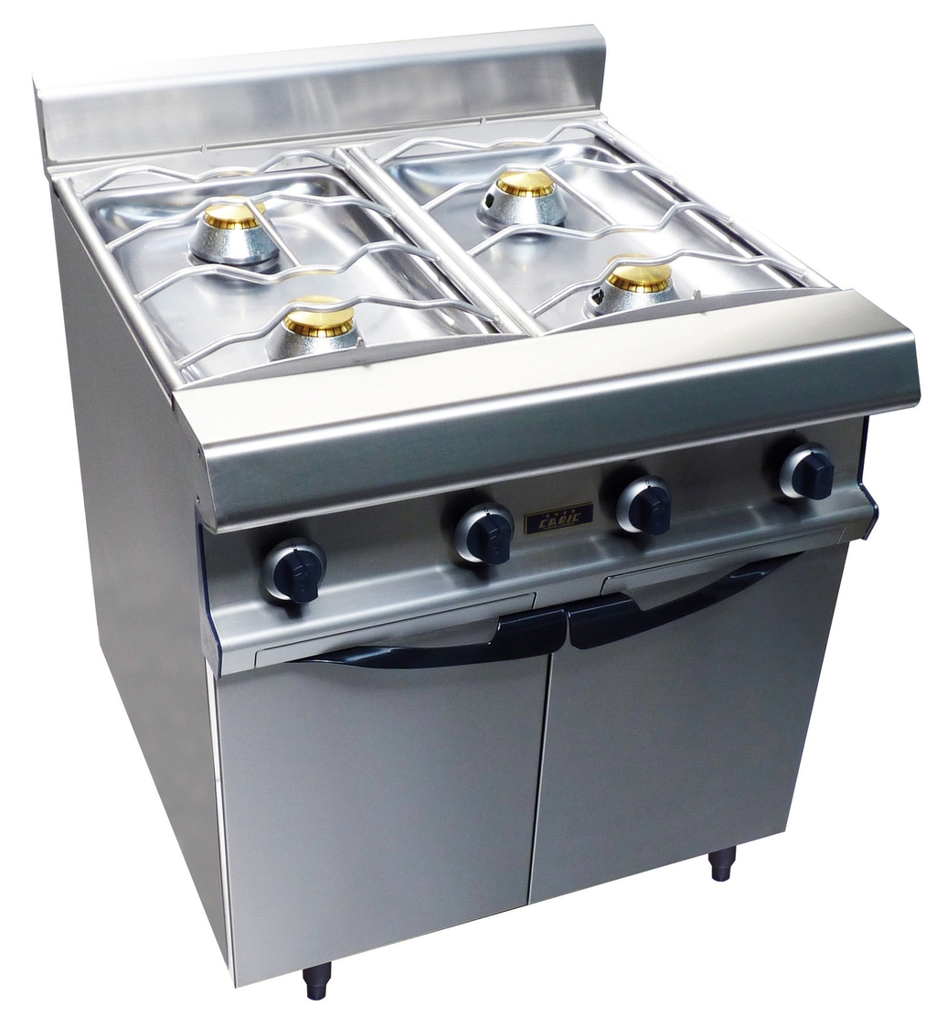 Piano de cuisson sur placard fermé - 4 brûleurs gaz - CAPIC W290231