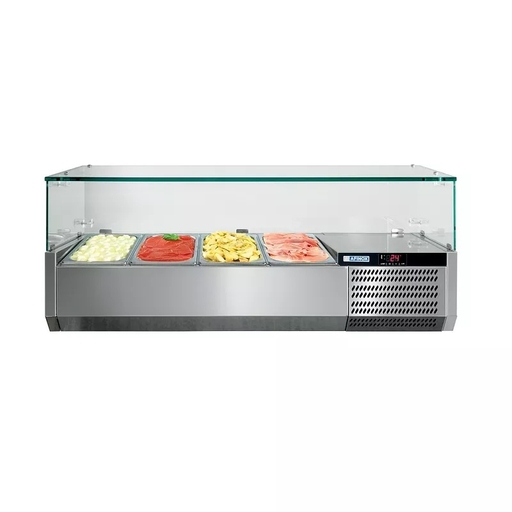 Saladette - 5 bacs GN1/3 - AFINOX VRS+1260V