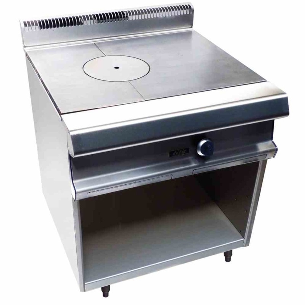 Piano de cuisson - gaz - plaque coup de feu 2 parties - fonte - CAPIC W380421