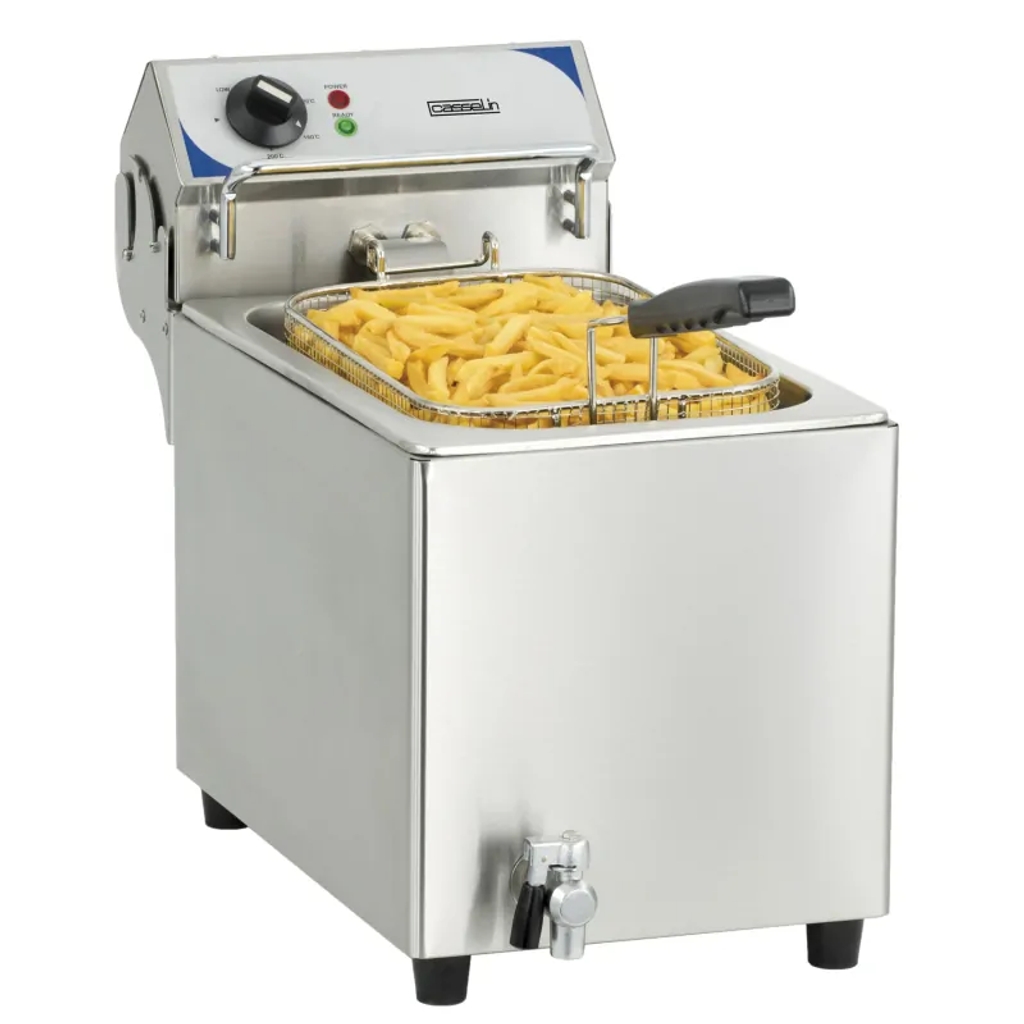 Friteuse - 10L - vanne de vidange - Casselin - CFEV10B n°1