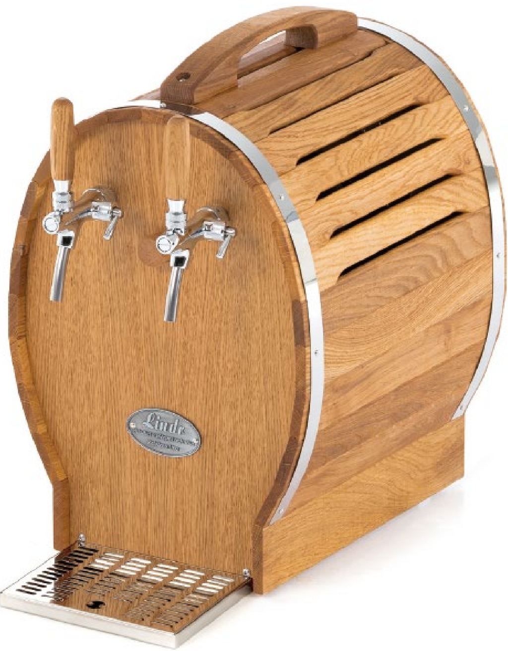 LENNE - Pack Tireuse à bière FS50 Bois inclus 2 x tête de tirage Guest + clé de démontage + détendeur renforcé