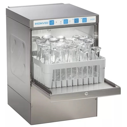 Lave-verre - 400x400 - adoucisseur et pompe de vidange intégrés - HOONVED HSP40+