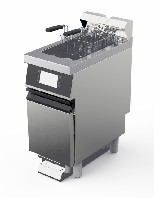 Friteuse haut-rendement - gaz - 15L - filtration auto - Offcar N7FRG15HPF