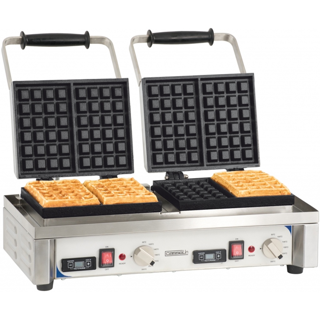 Gaufrier - double - ouverture 90° - Casselin - CG90D