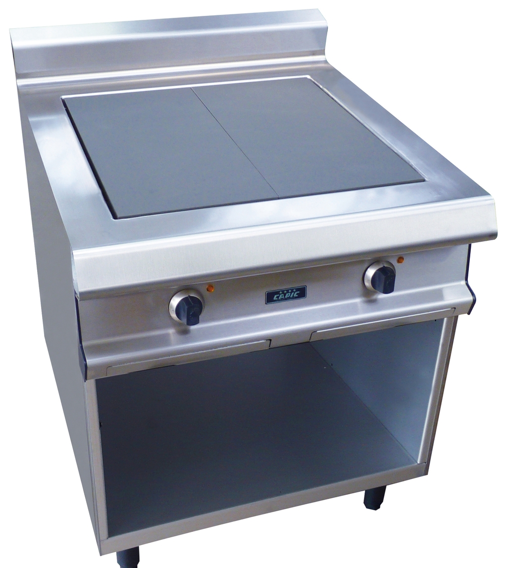 Piano de cuisson sur placard ouvert - 2 plaques fonte électrique - CAPIC W290426