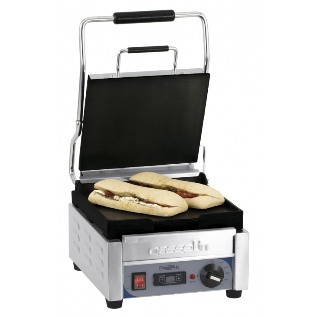 Grill à panini - lisse-lisse - 270x250 - Casselin - CGPLLPPT