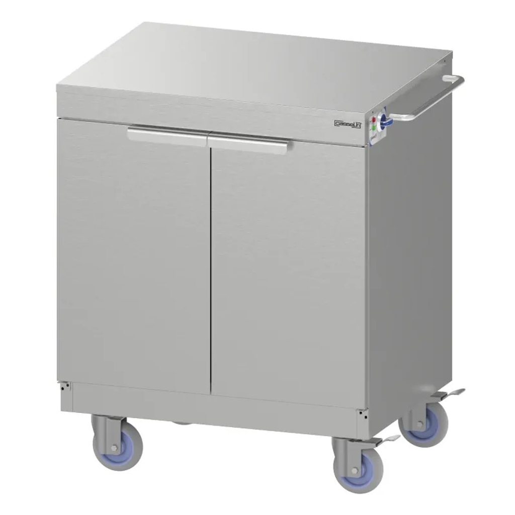 Armoire chaude mobile - 2 niveaux - 90° - Casselin CACM