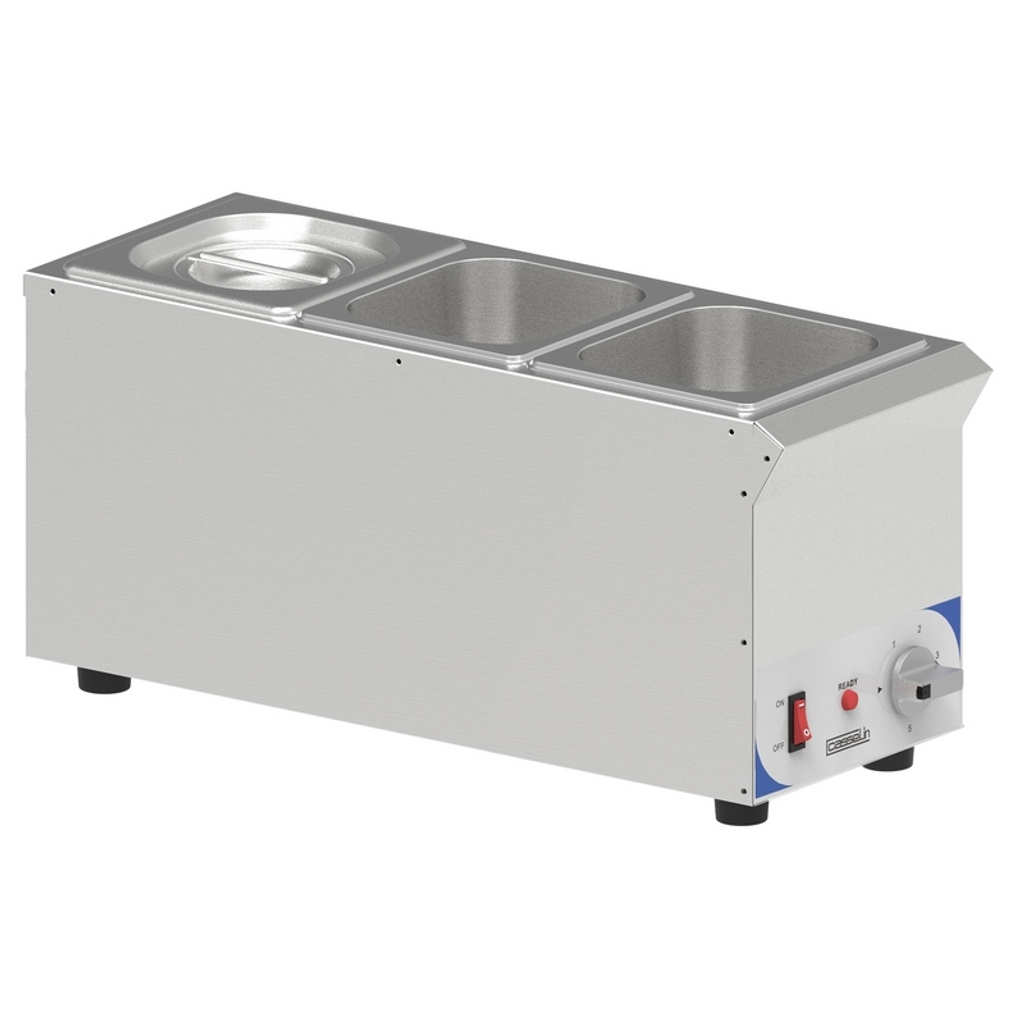 Bain marie - à sauce - 3 x GN1/6 - Casselin - CBMS316V