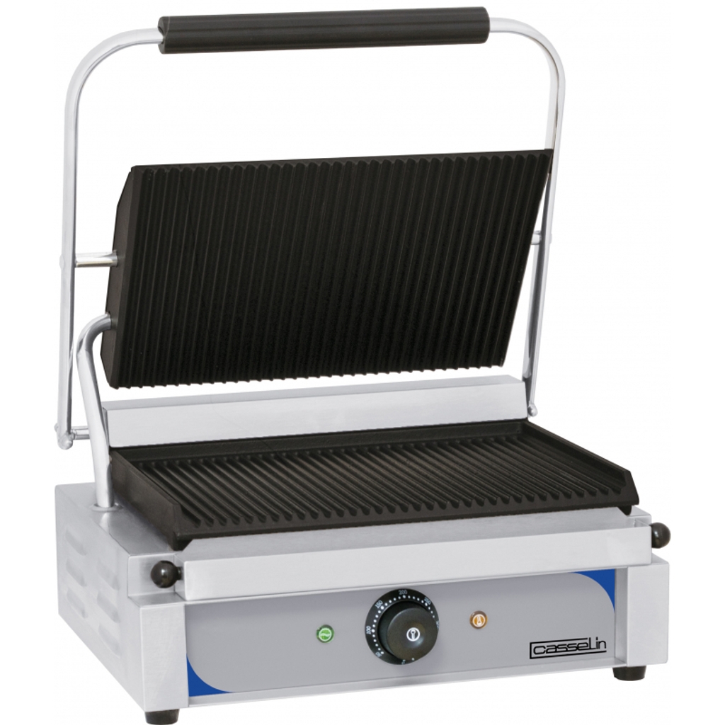 Grill à panini - rainurée-rainurée - 335x230 - Casselin - CGPRR