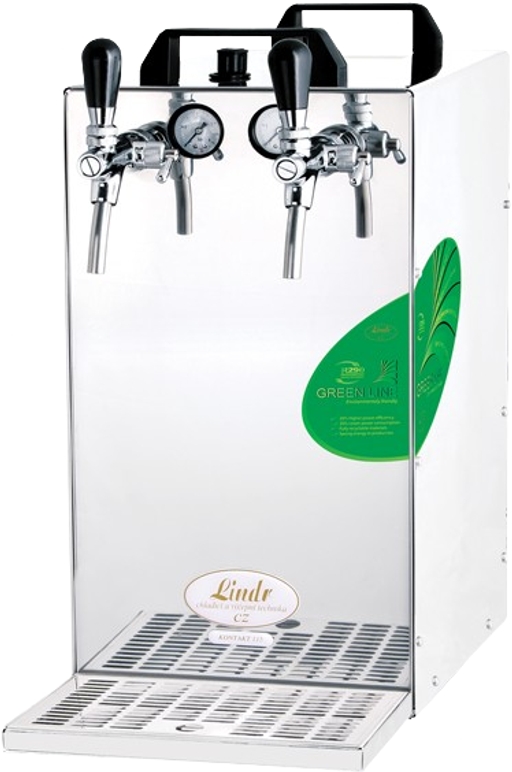 Tireuse à bière froid sec CO2 150L/h - 2 têtes - LENNE GFS115O21