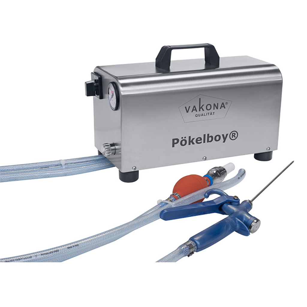 Injecteurs de saumure - aiguilles en inox 200x4mm - VAKONA Pökelboys® n°1